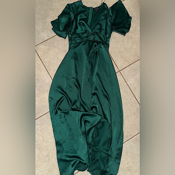 Green Cocktail Dress - Picture 1 of 1